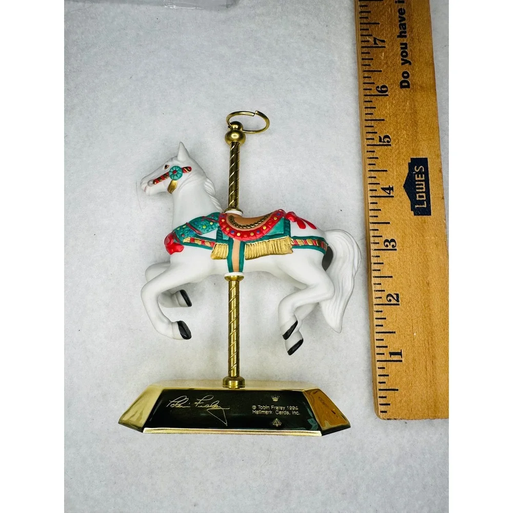 Hallmark Keepsake Ornament 1994 Tobin Fraley Carousel Collector Series Horse NIB